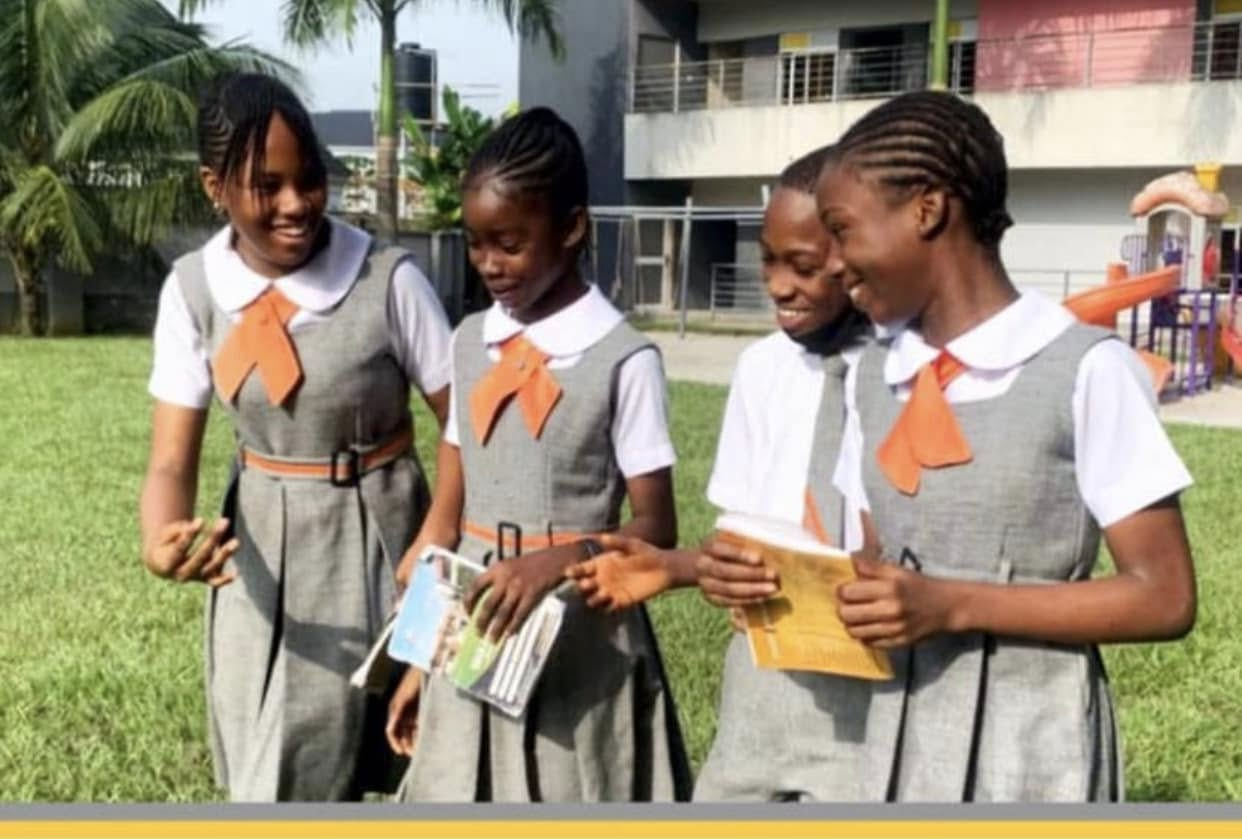 Students in School Uniforms